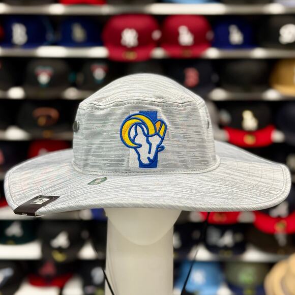 New Era Los Angeles Rams NFL Fisherman HatSilver / Blue Under Brim